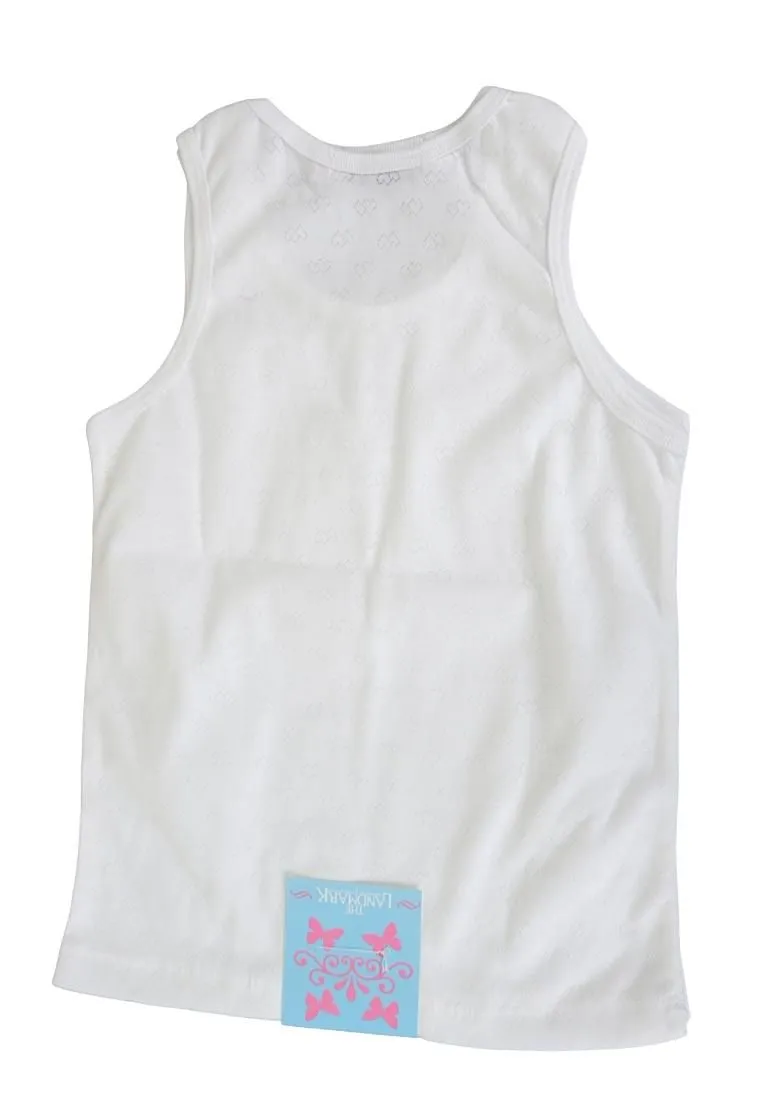 Landmark Sando Double Heart Design 2 in 1 White