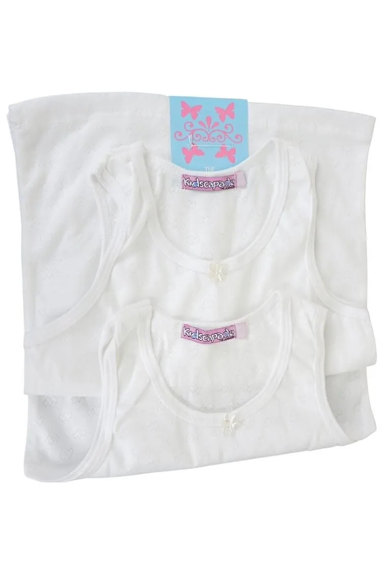 Landmark Sando Double Heart Design 2 in 1 White