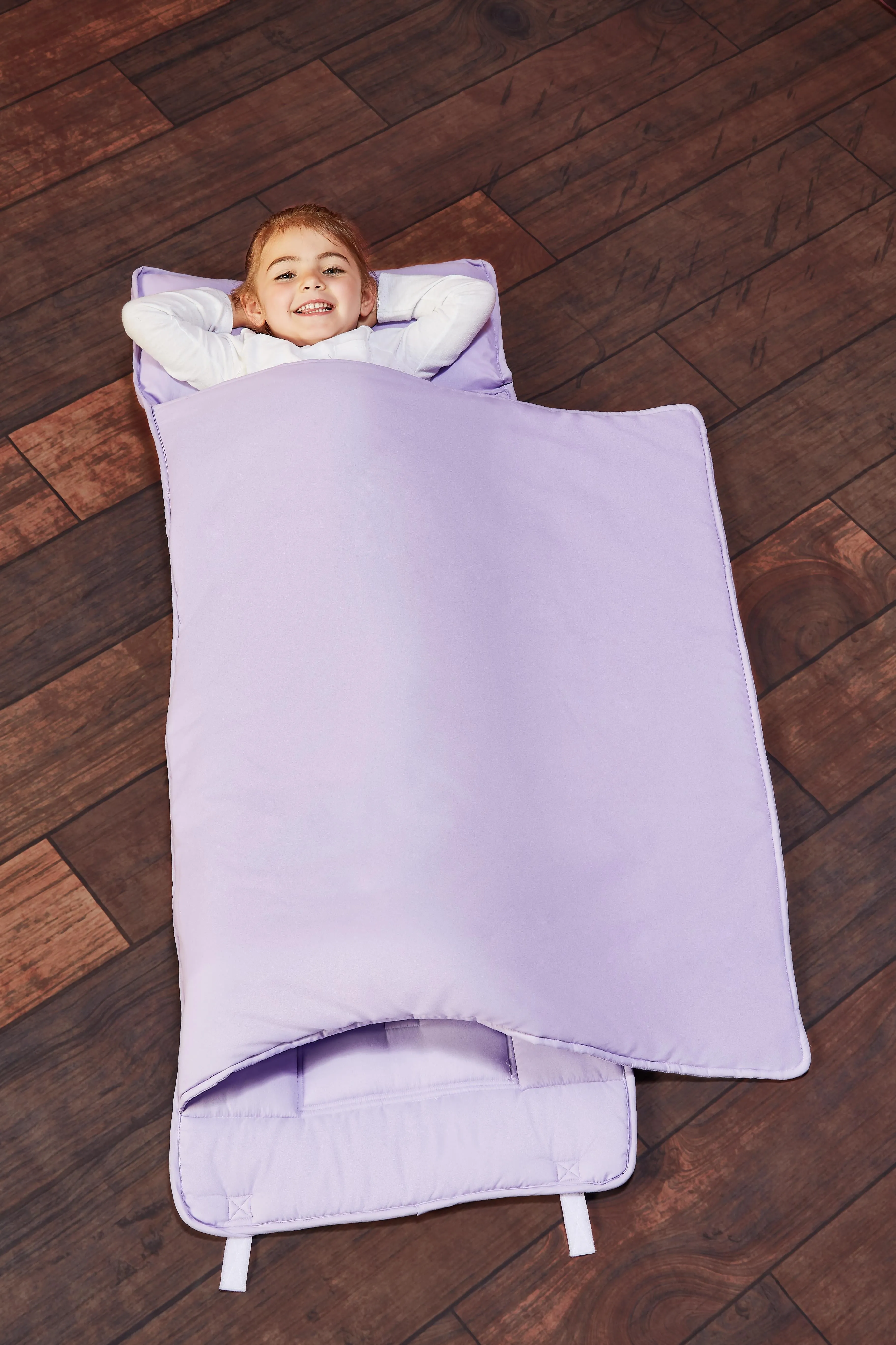 Lavender Nap Mat with Removable Pillow