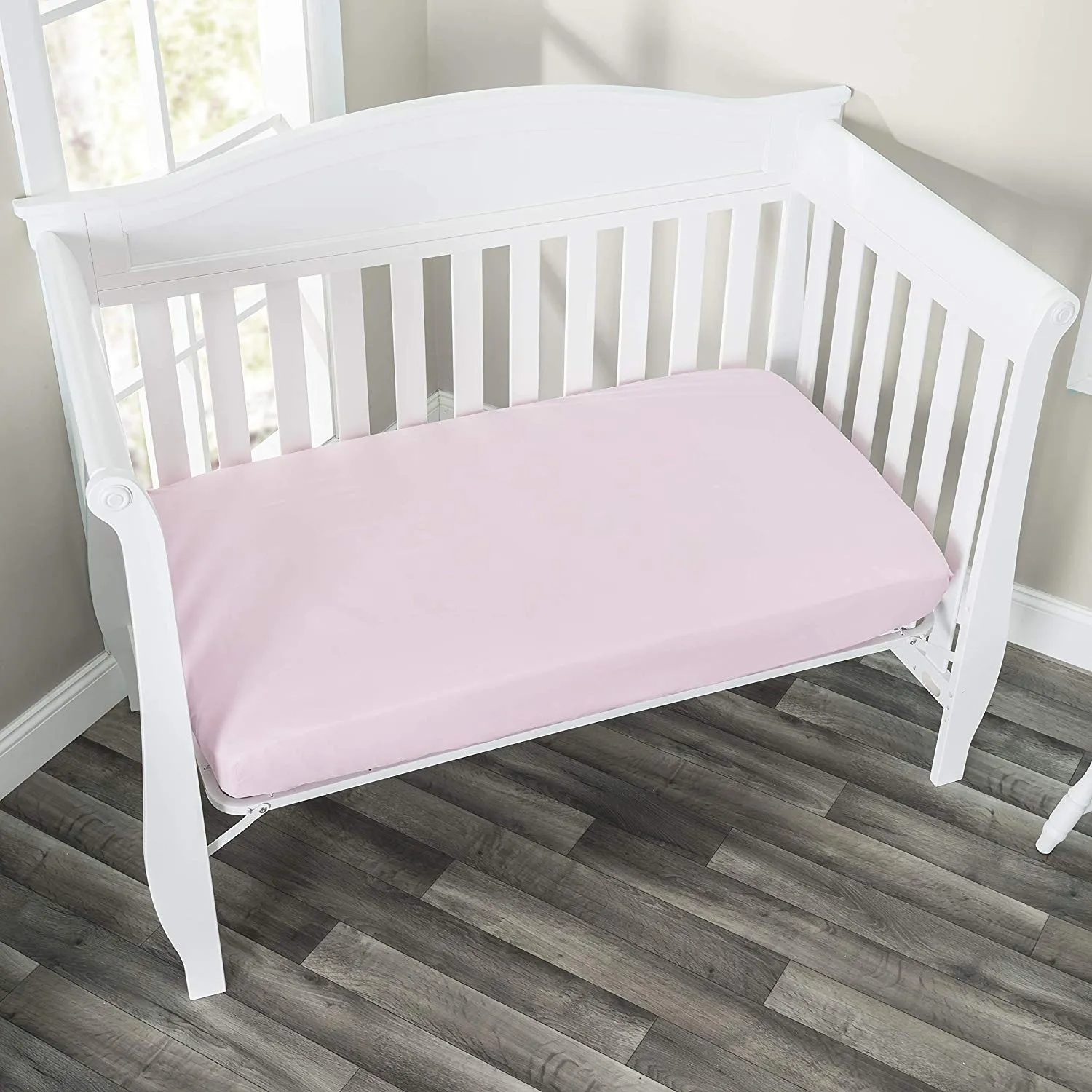 Lavender/Pink 2-Pack Fitted Crib Sheets