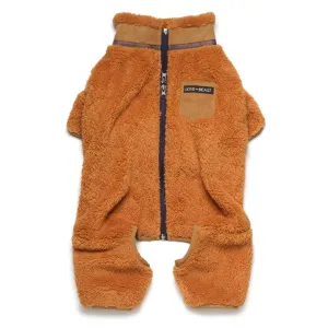 Love Thy Beast Cinnamon Teddy Bear Sherpa Onesie