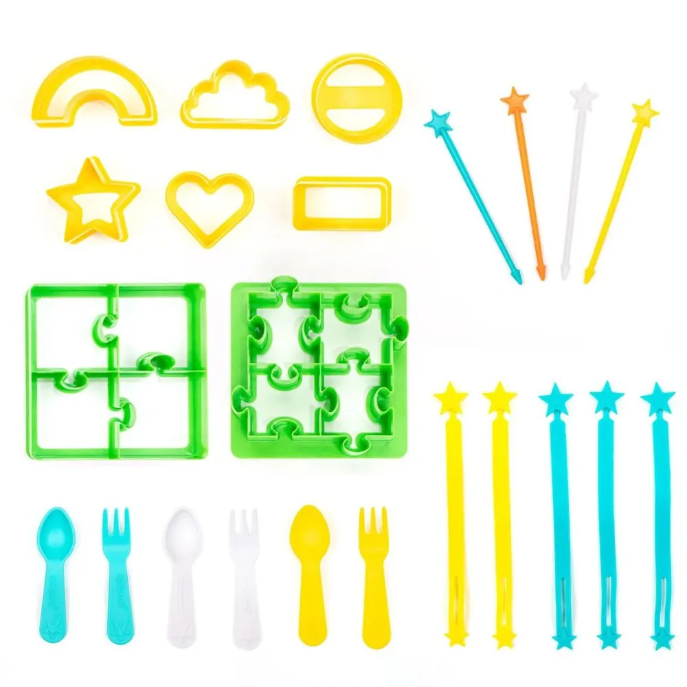 Lunch Punch Cutter & Bento Fun Bundle - Puzzle & Mini Bites