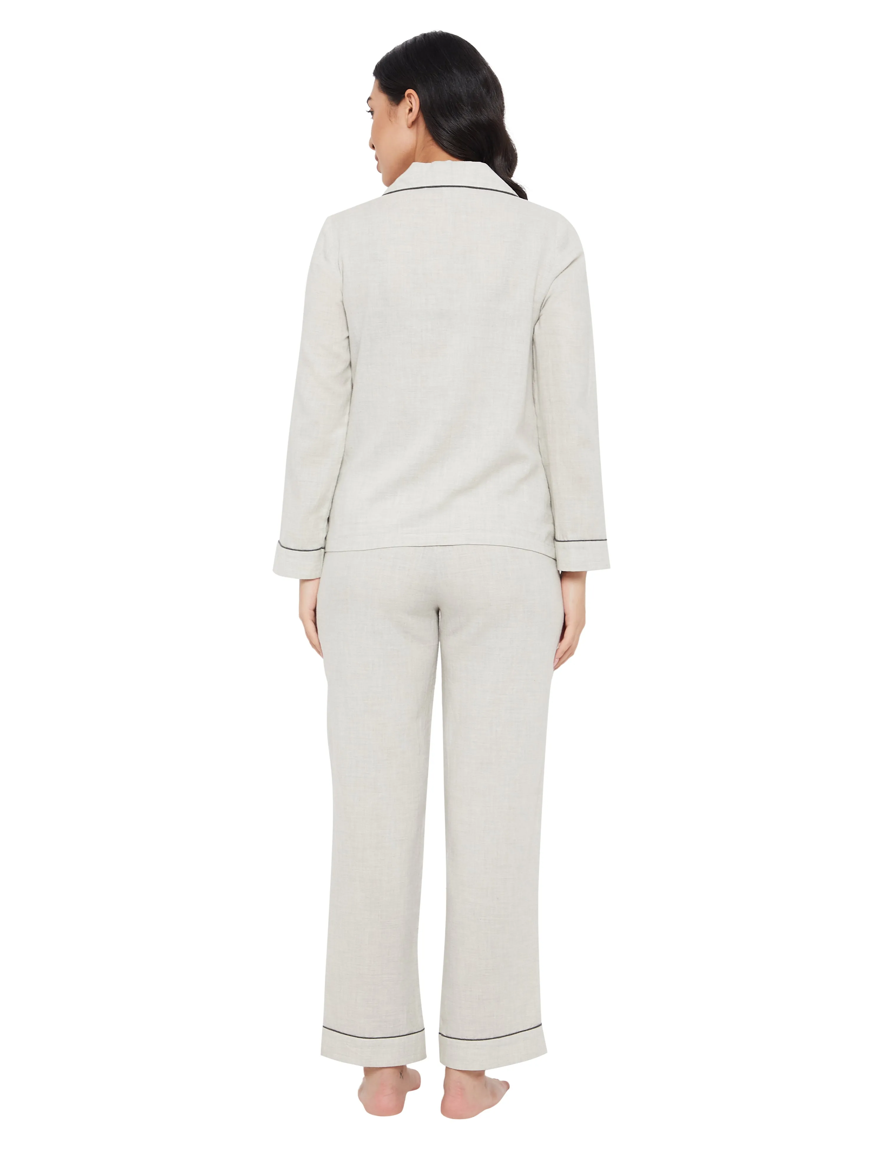 Madison Cotton Melange Pajama Set