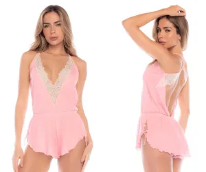 Mapale 7568 Sleep Romper Color Rose