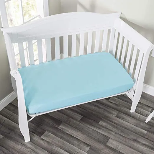 Mermaid/Aqua 2-Pack Fitted Crib Sheet