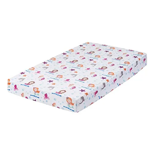 Mermaid/Aqua 2-Pack Fitted Crib Sheet