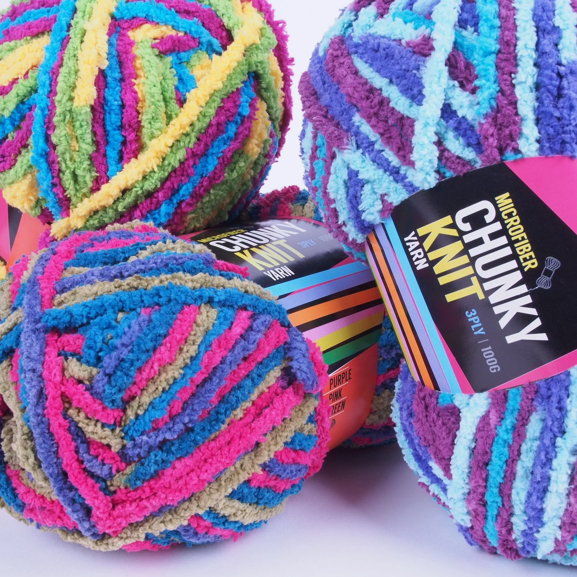 Microfiber Chunky Knit Yarn 100g