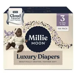 Millie Moon Mega Box Disposable Diapers - Size 3 - 144ct