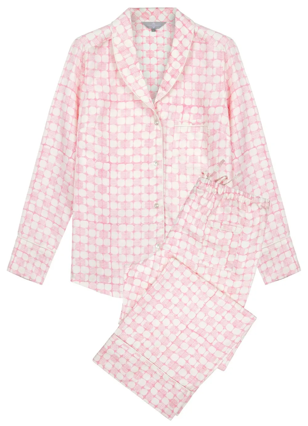 Mulberry Silk Pyjamas - Jaipur Pink. Please note that pieces purchased in our Archive Sale can't be refunded. We are happy to offer an exchange, if we have the stock available or a credit note.