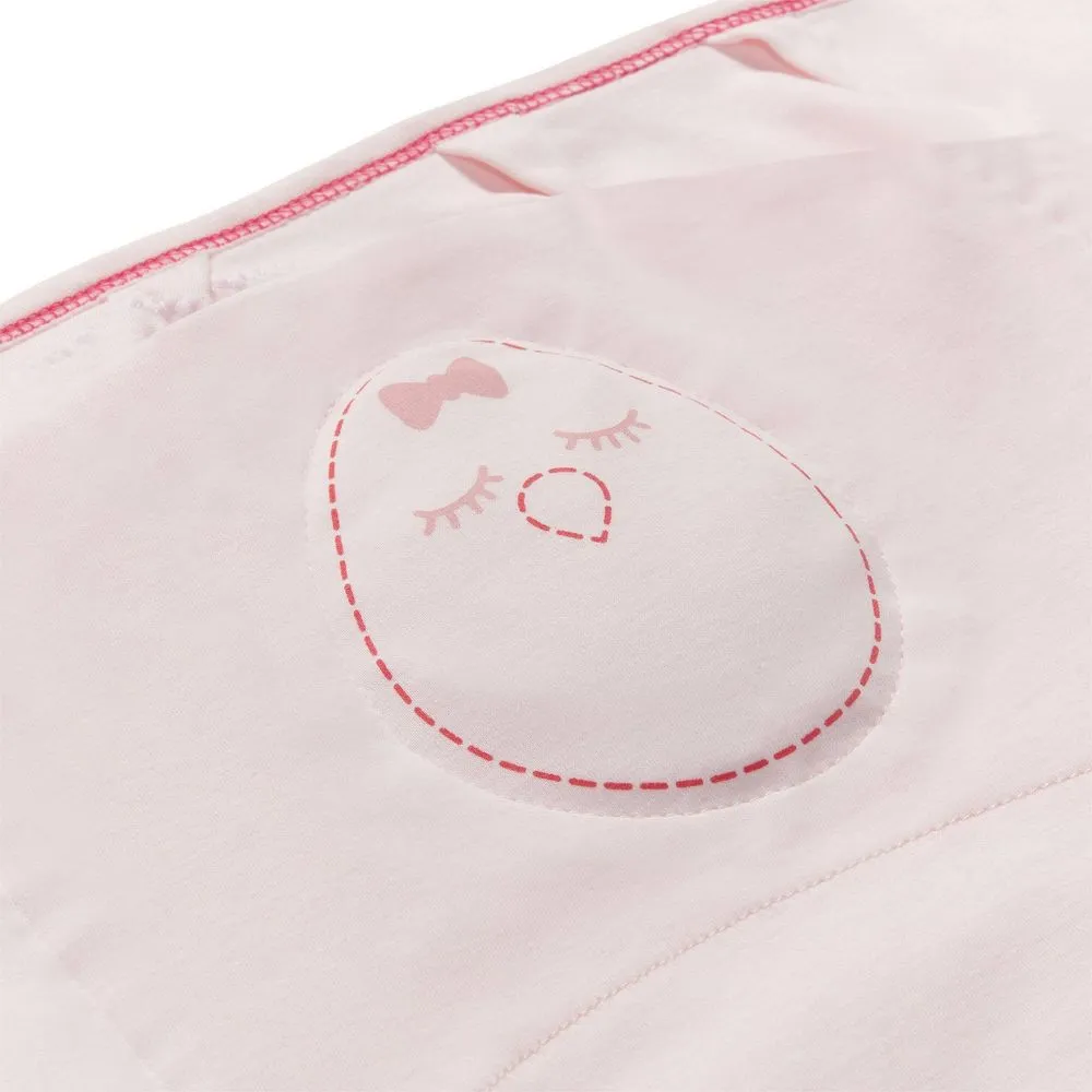 Nested Bean Zen 100% Cotton Swaddle Wrap Classic 0-6M - Soft Pink