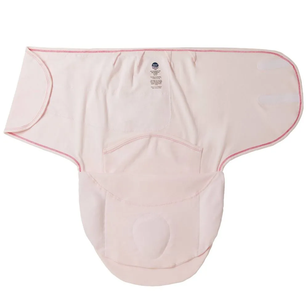 Nested Bean Zen 100% Cotton Swaddle Wrap Classic 0-6M - Soft Pink