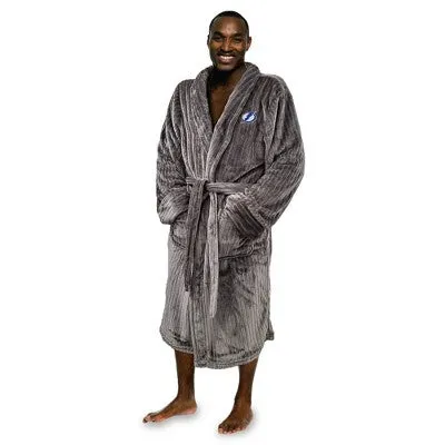 NHL Tampa Bay Lightning Ribbed Silk Touch Robe