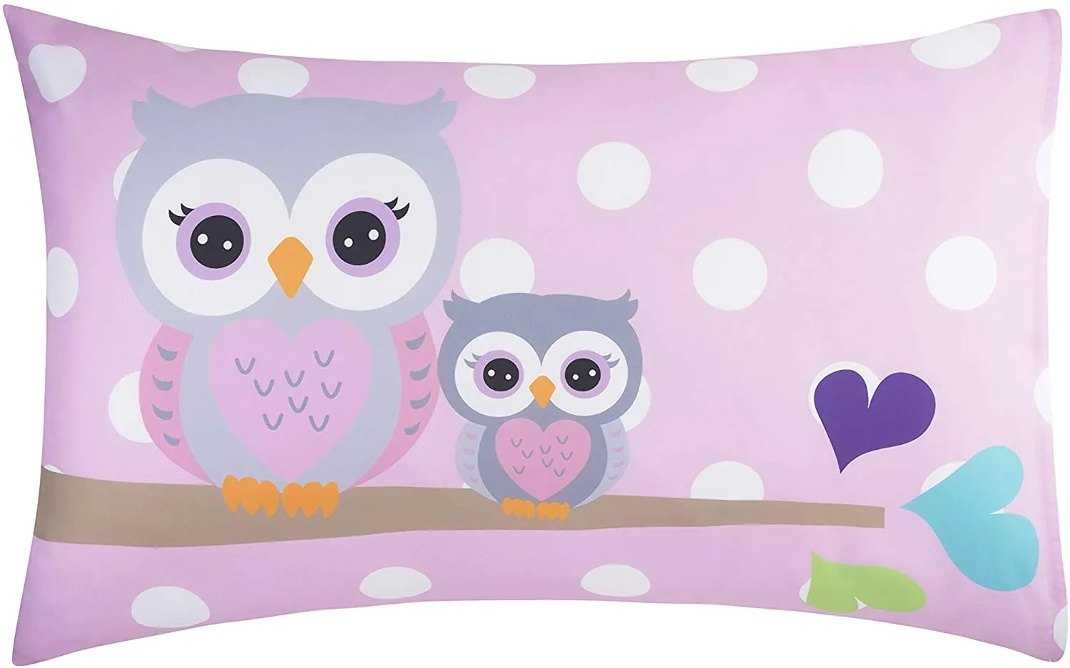 Owls 2 Pack Pillowcase Set