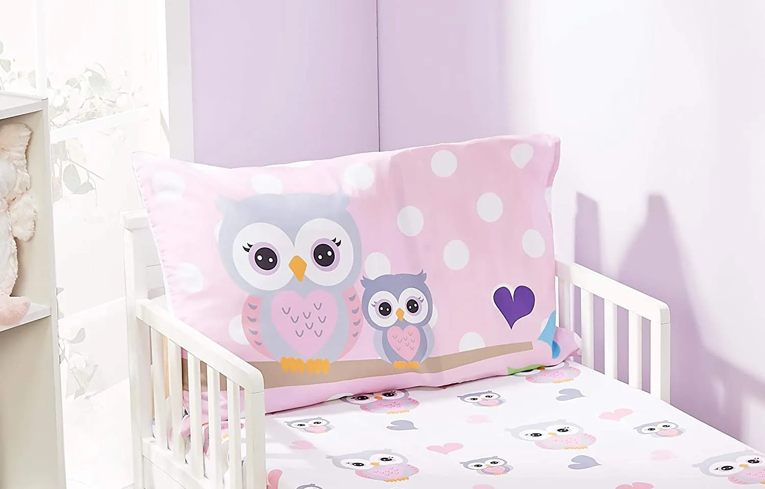 Owls 2 Pack Pillowcase Set