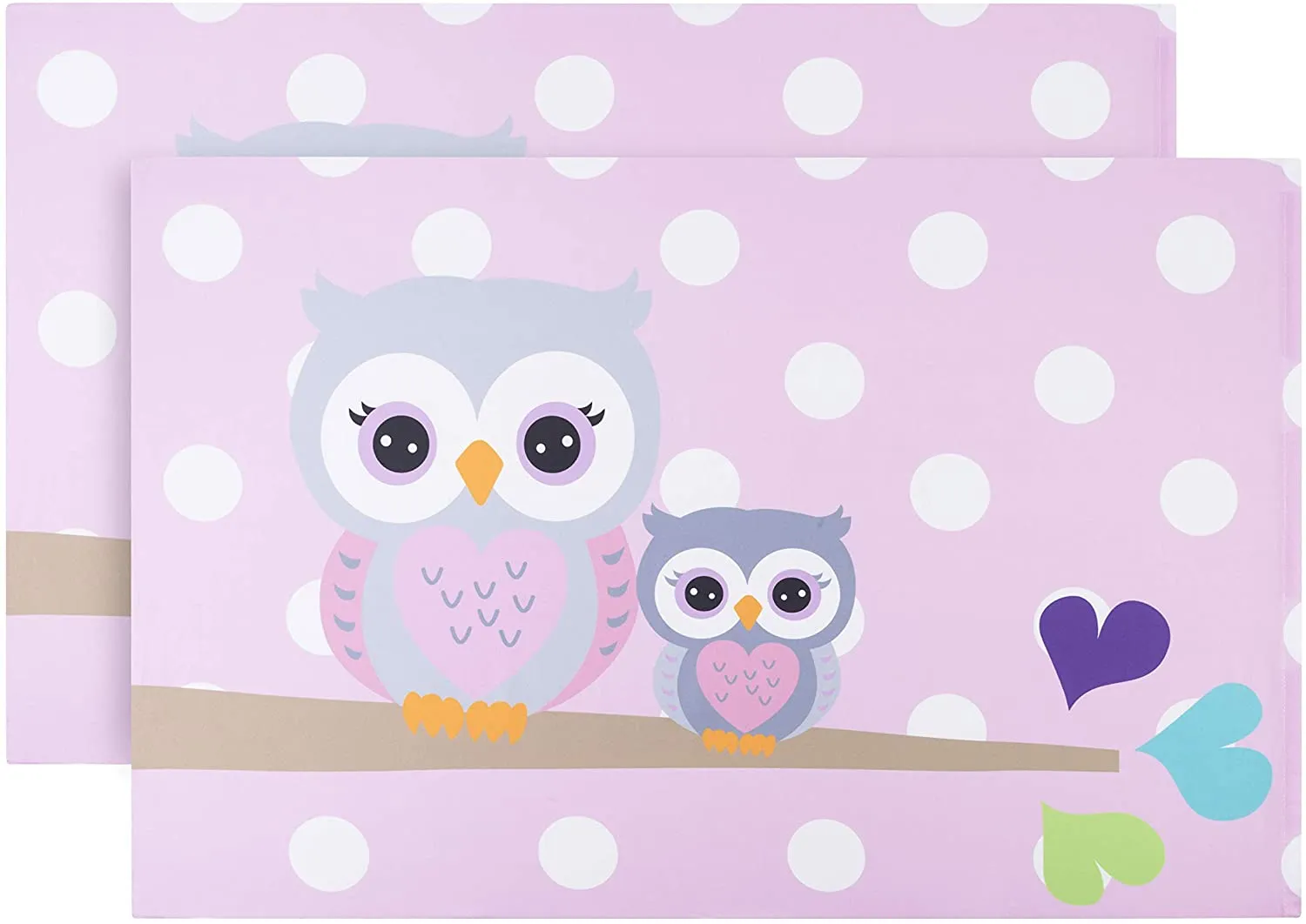 Owls 2 Pack Pillowcase Set