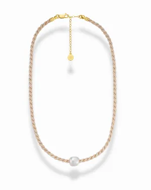 Paris Pearl Cord Necklace