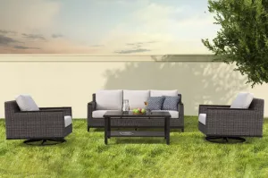 Patio Time Beaufort 4-piece Wicker Sofa Set