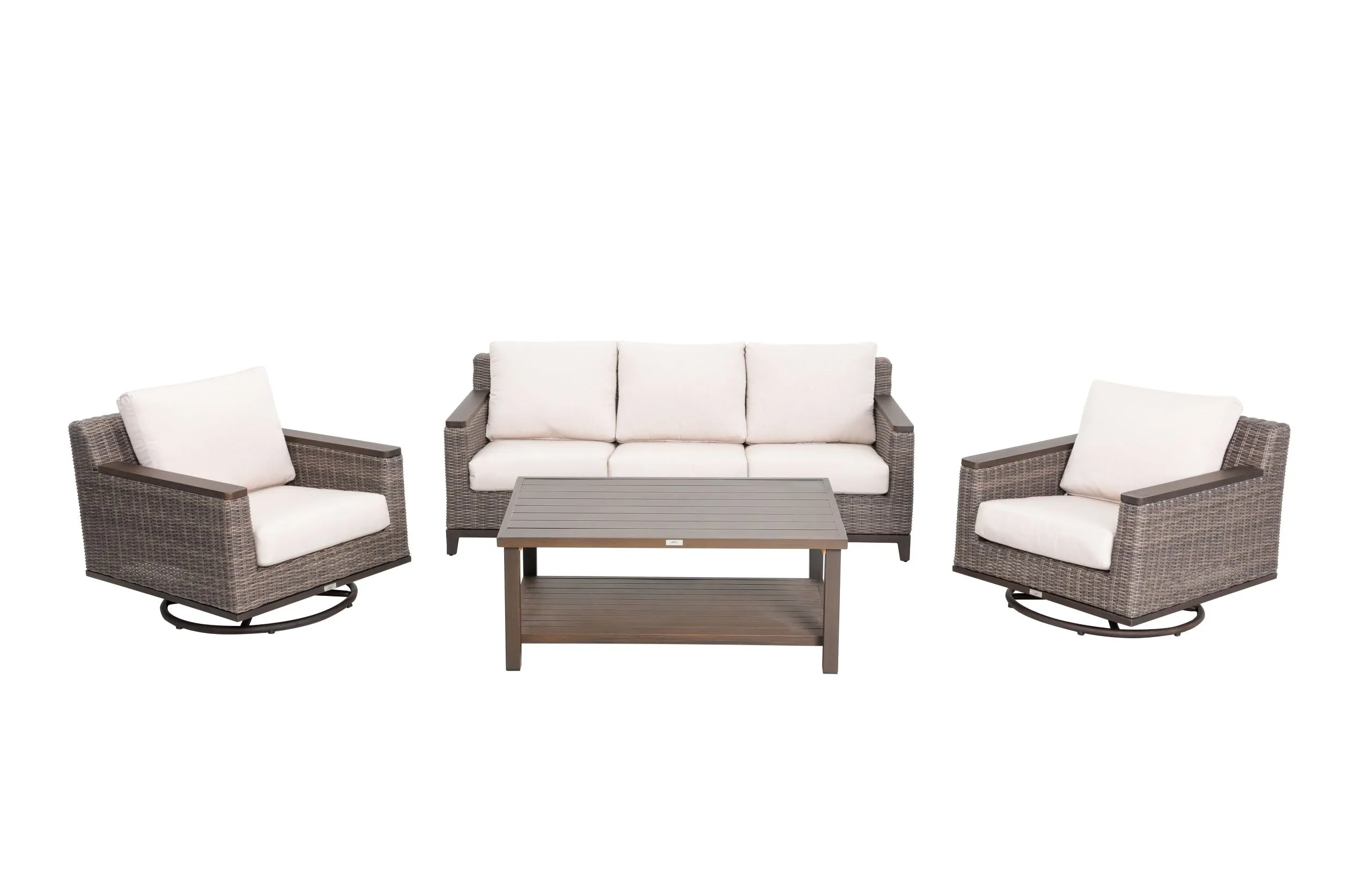 Patio Time Beaufort 4-piece Wicker Sofa Set