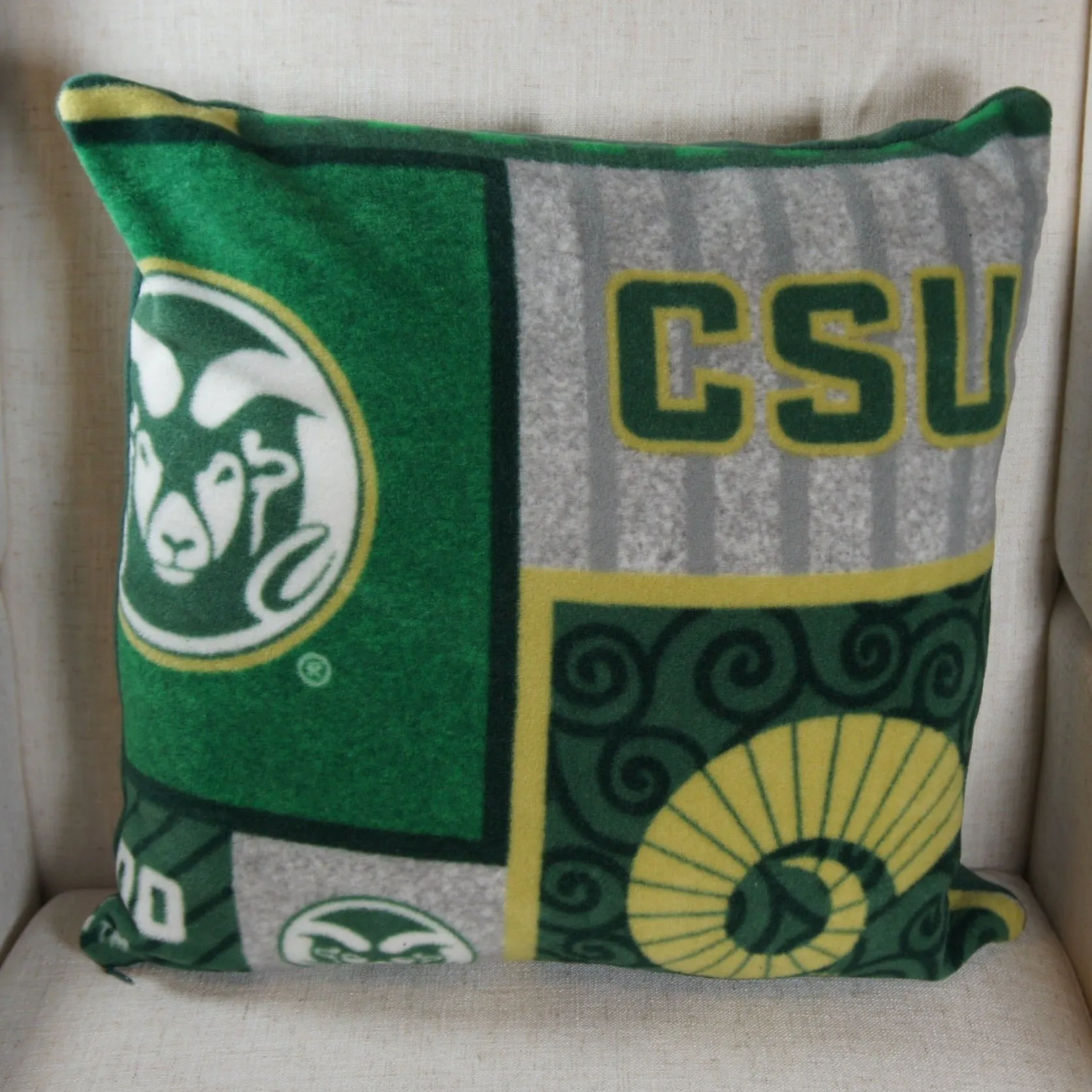 Pillows - College - NCAA - Colorado State University-CSU - Rams - 18 inch