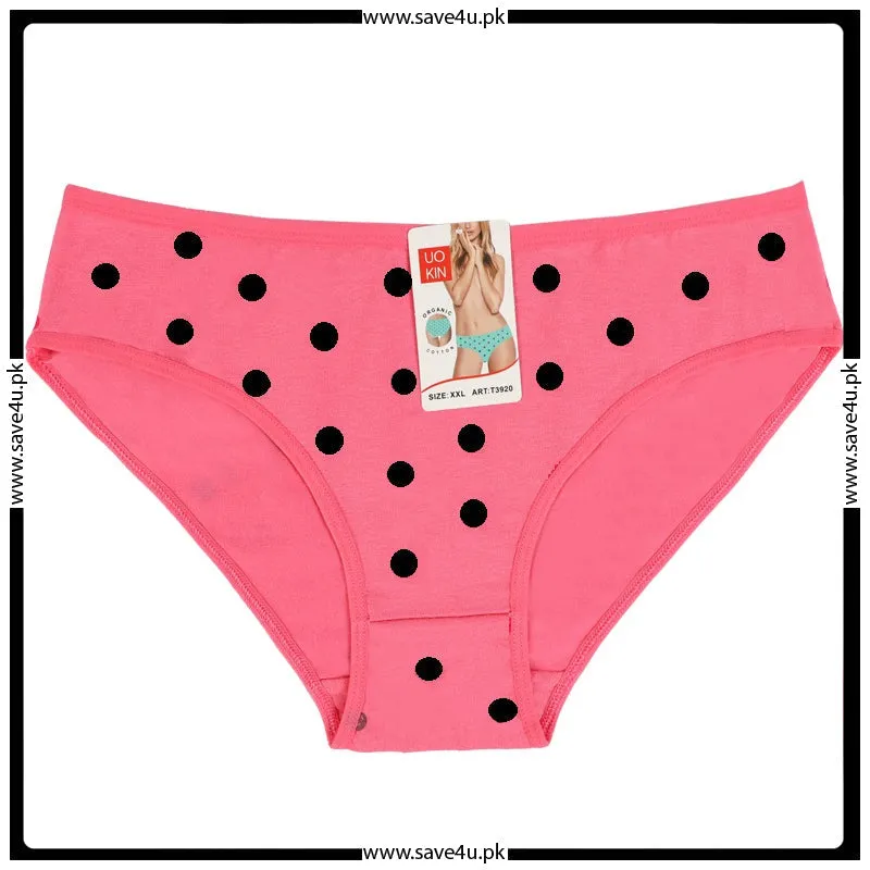 Polka Dot Cotton Brief Panties