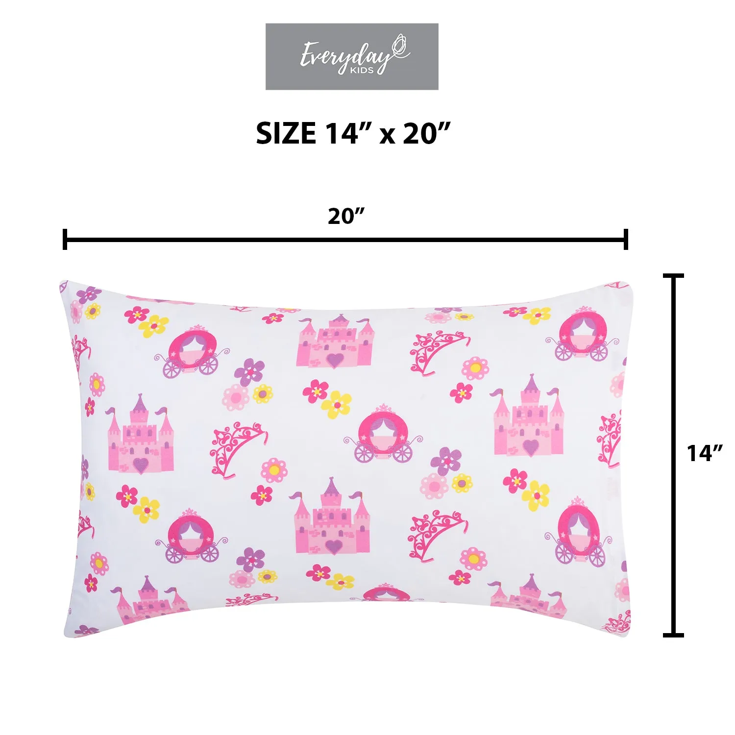 Princess Storyland 2-Pack Toddler Travel Pillowcases