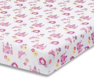 Princess Storyland Fitted Crib Sheet