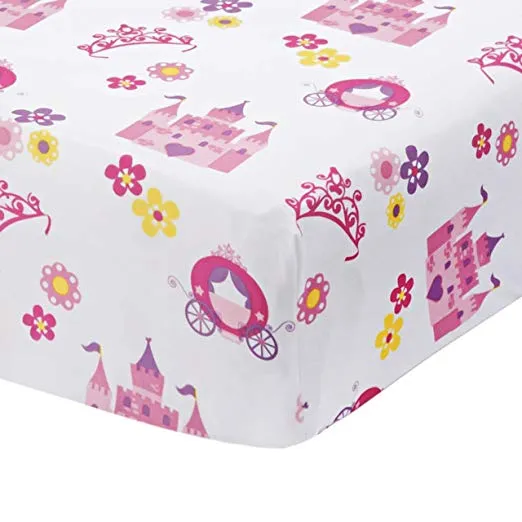 Princess Storyland Fitted Crib Sheet