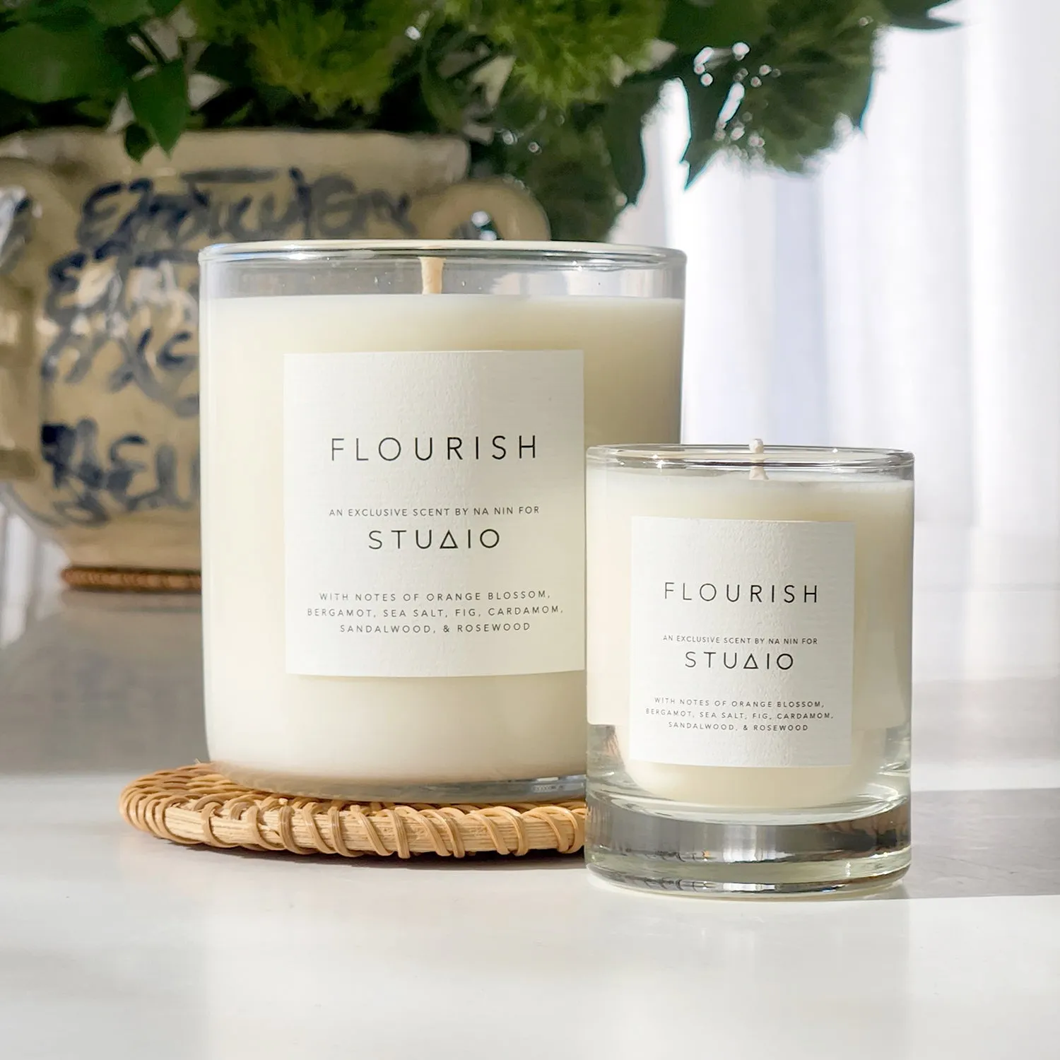 "Flourish" Candle - Medium (9oz)