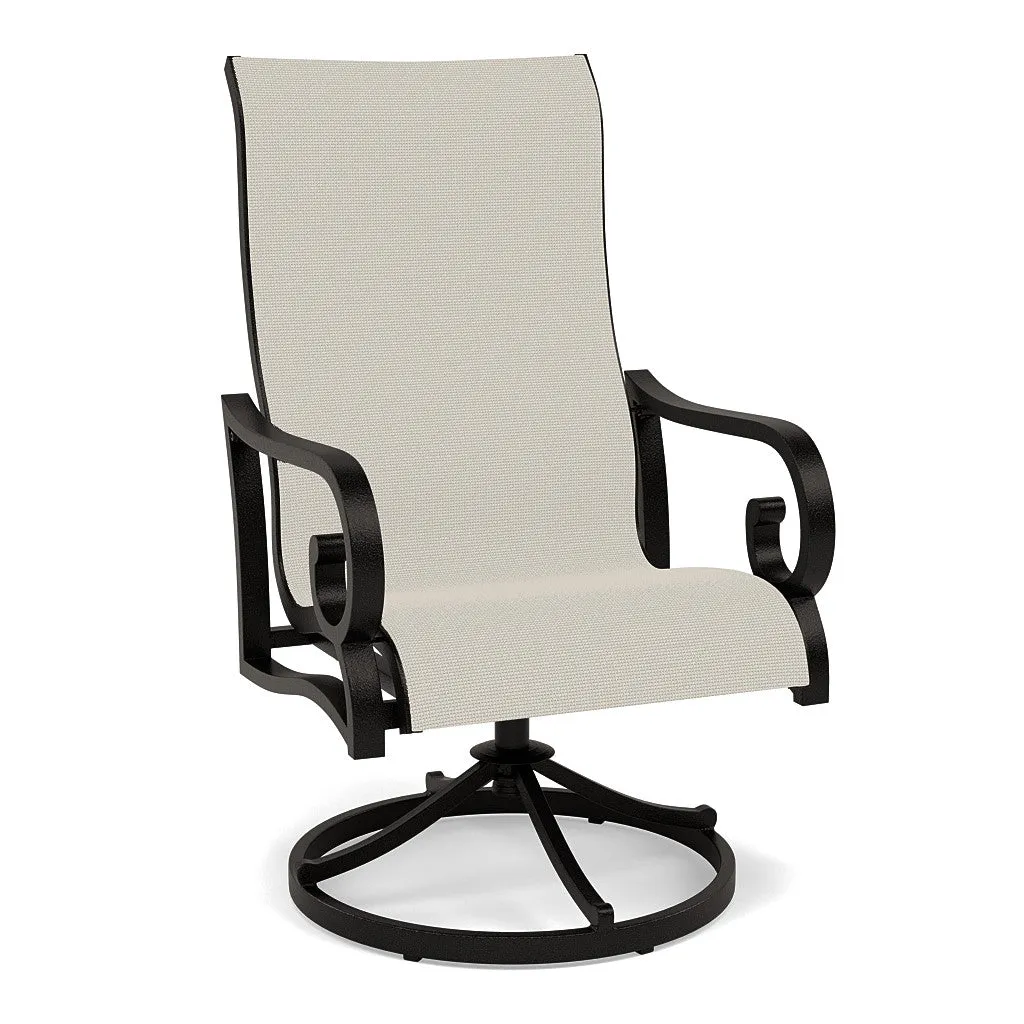 Rancho Sling Swivel Dining Chair