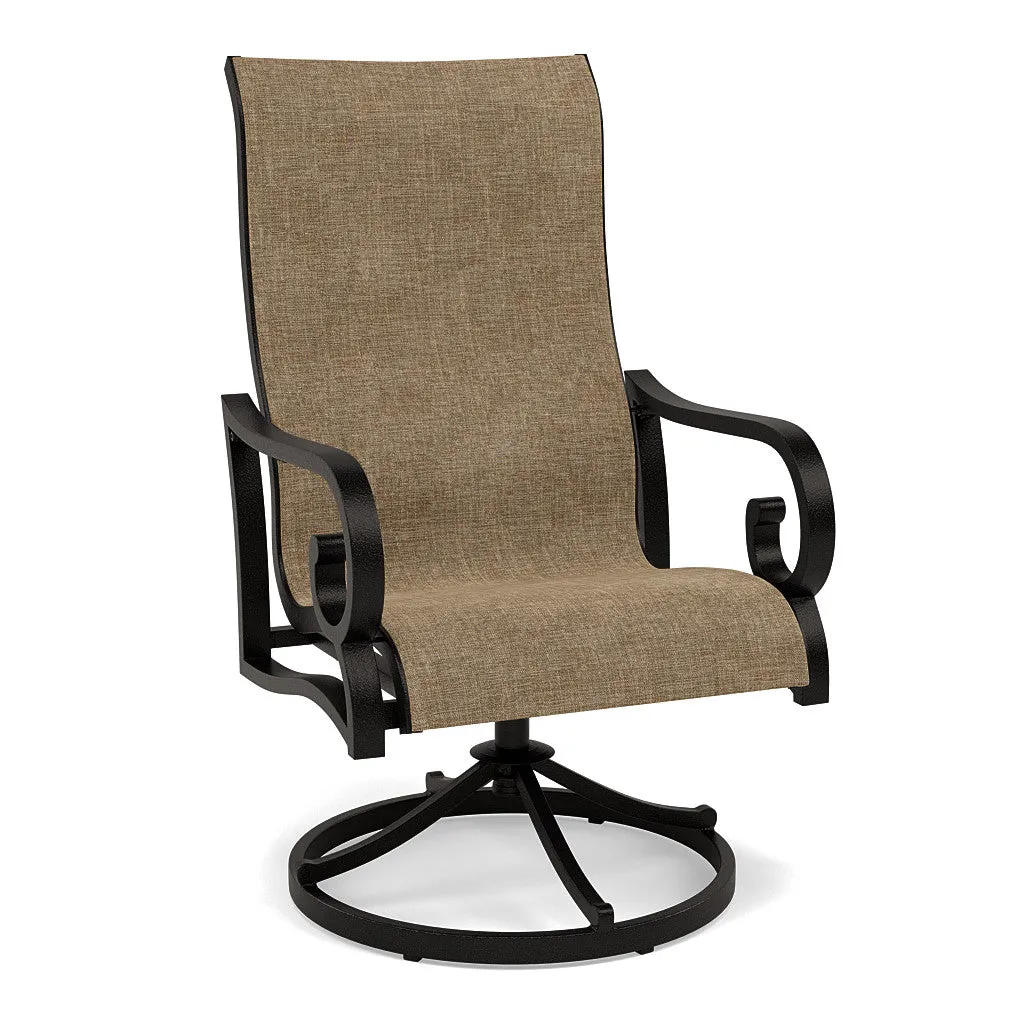 Rancho Sling Swivel Dining Chair