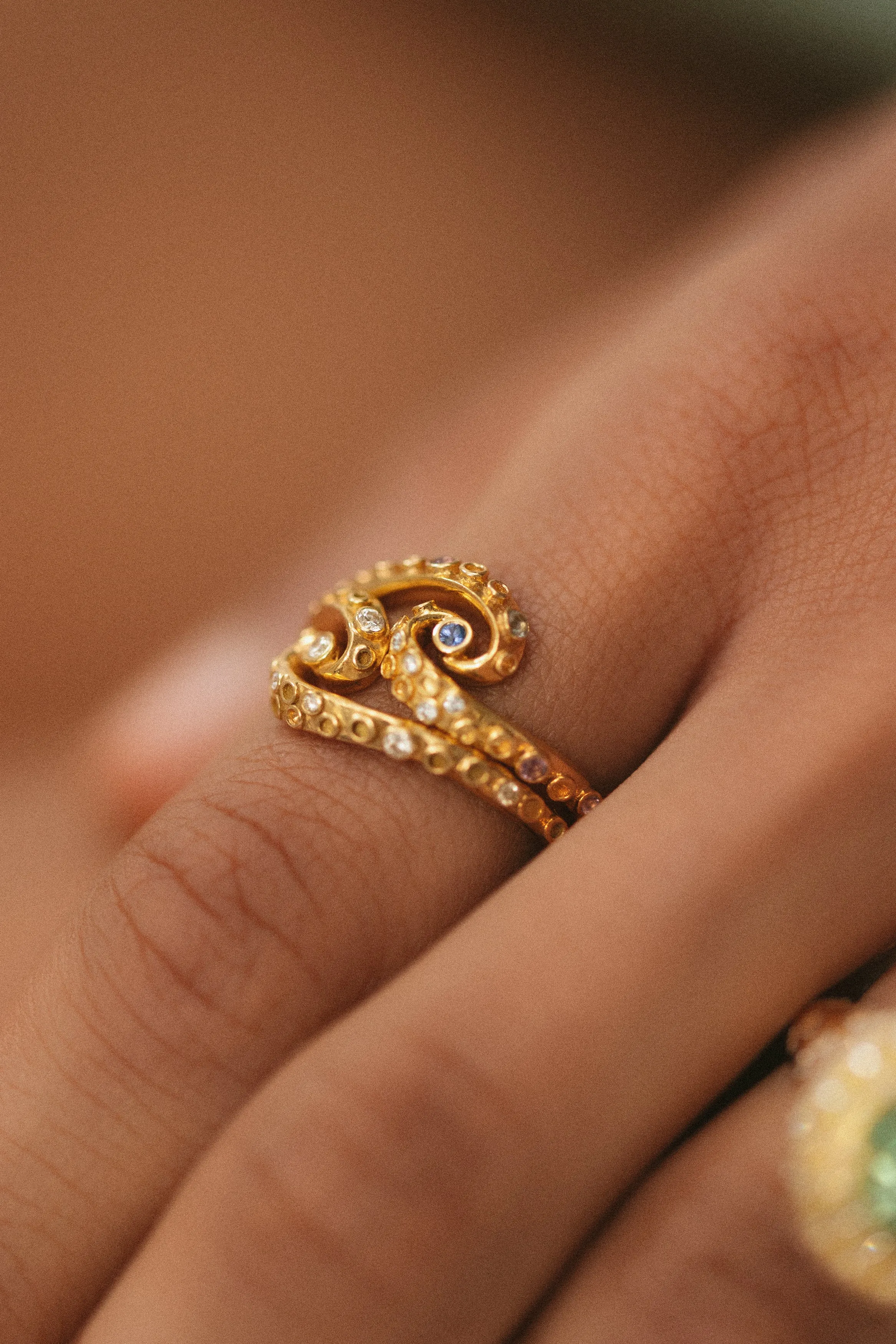 Renna x Alejandra Alonso Rojas Diamond Tentacle Ring