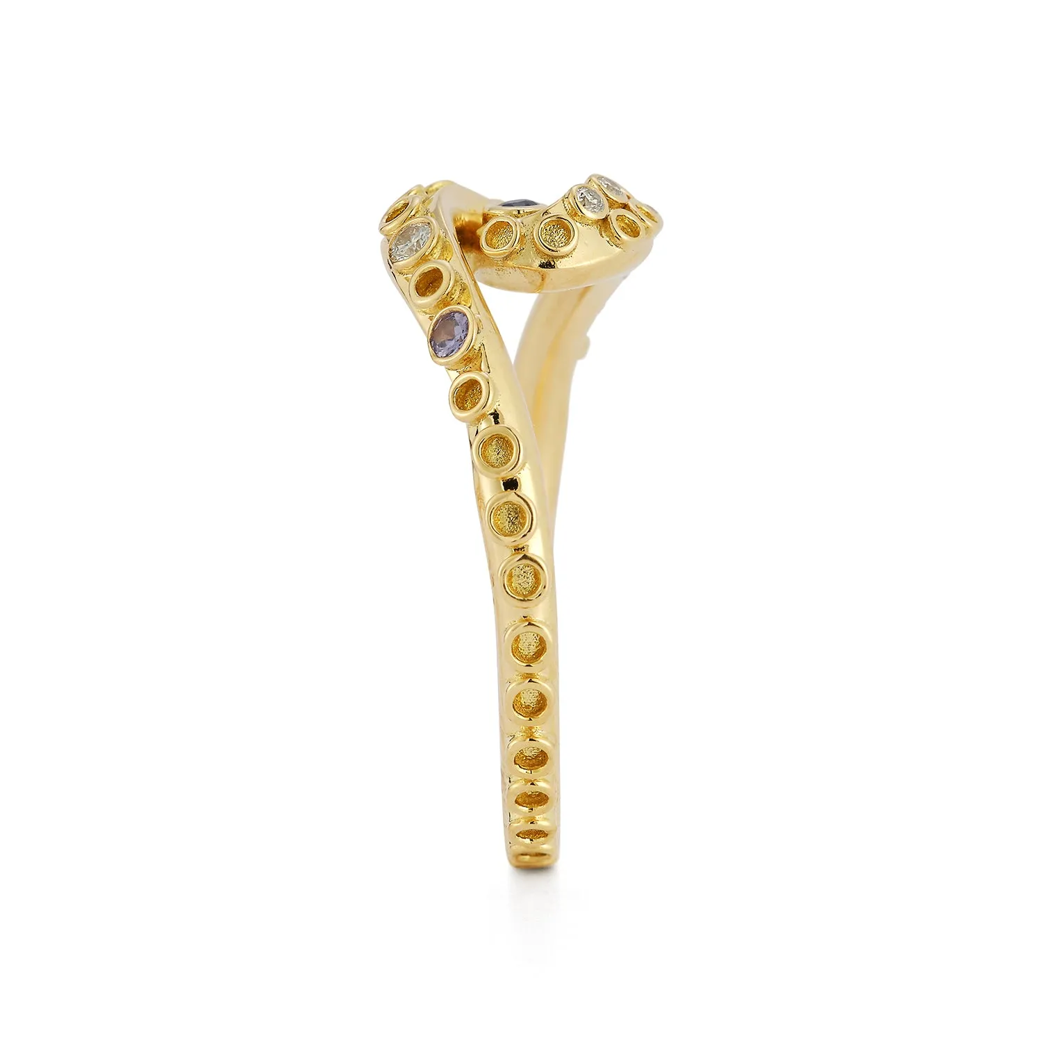 Renna x Alejandra Alonso Rojas Multi-Stone Tentacle Ring