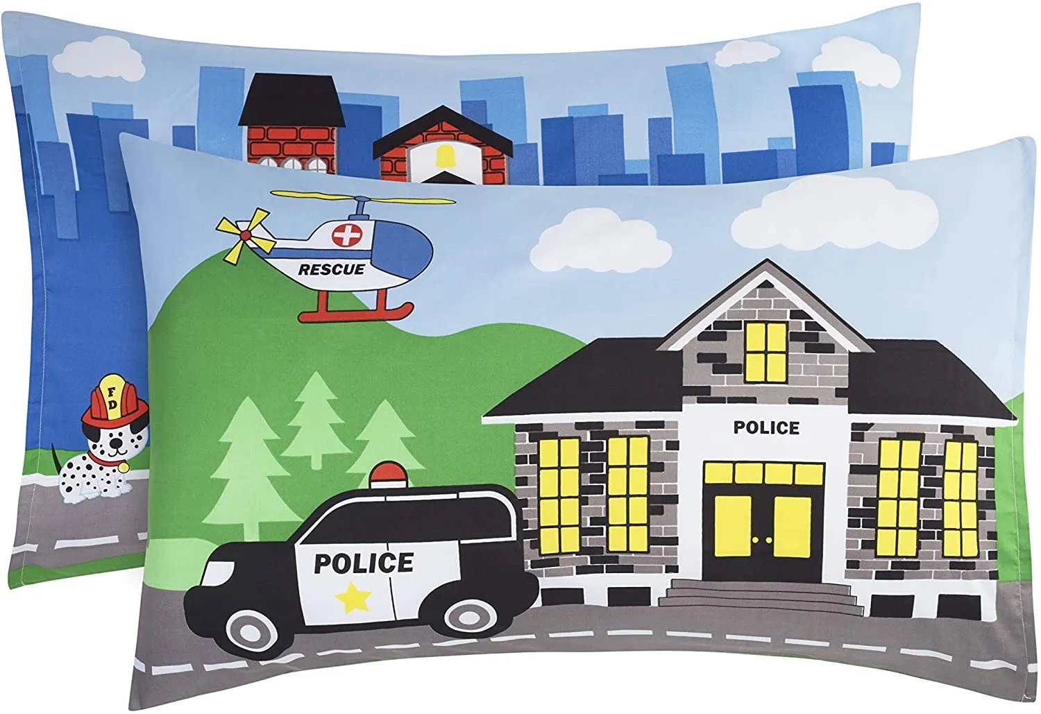 Rescue 2 Pack Pillowcase Set