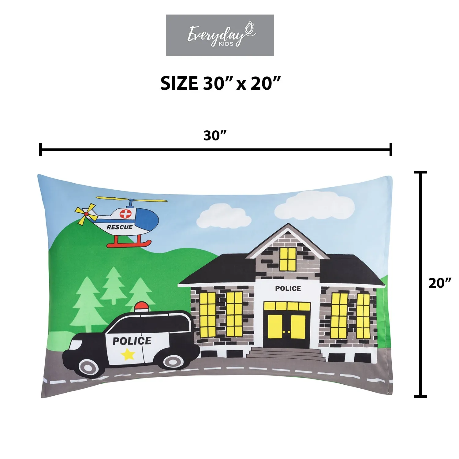 Rescue 2 Pack Pillowcase Set