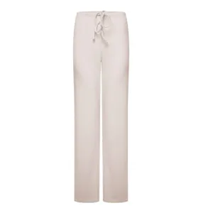 Ribbed Sleep Trouser- Latte