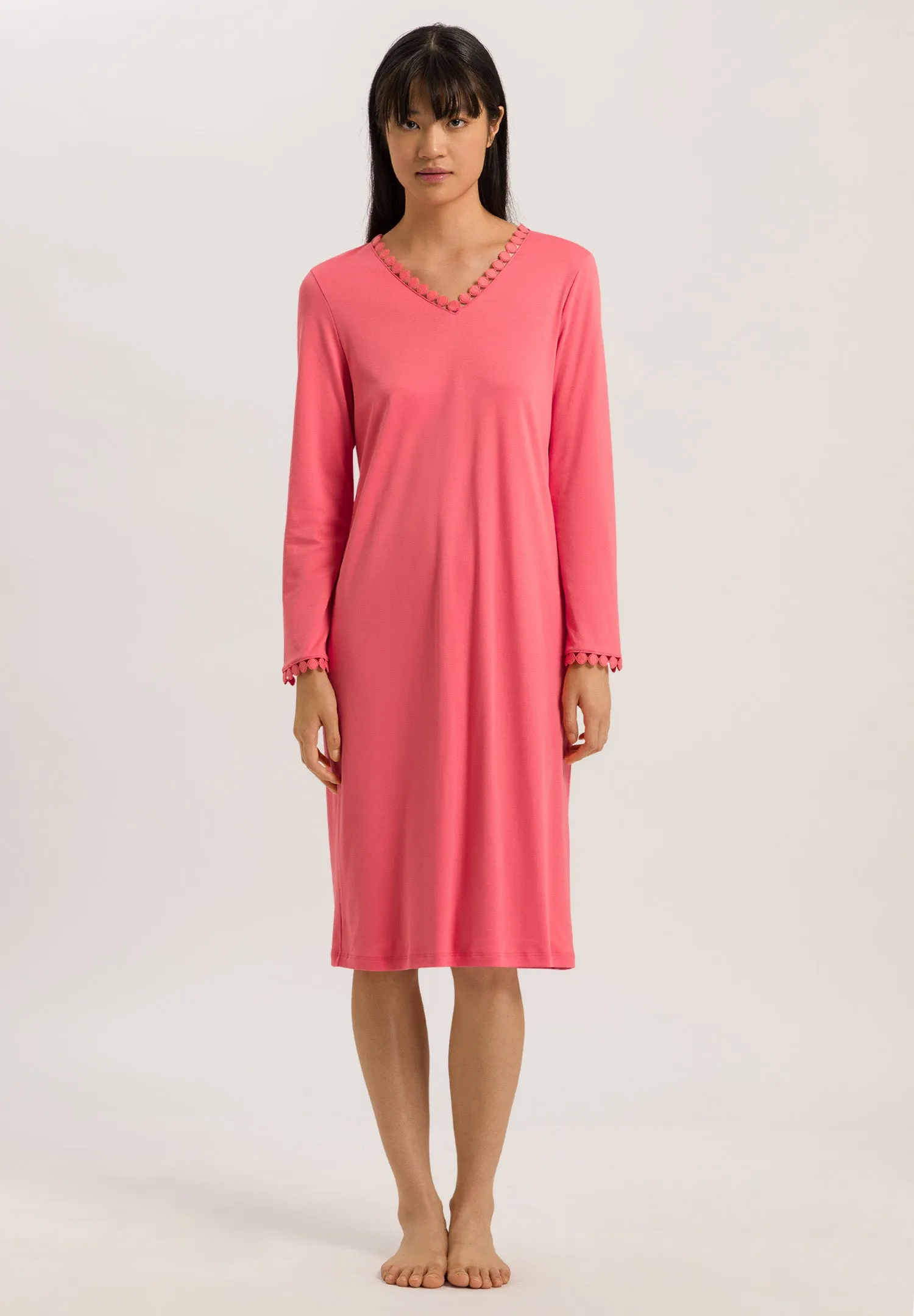 Rosa Embroidered Cotton Nightgown | Porcelain Rose 74933-2309