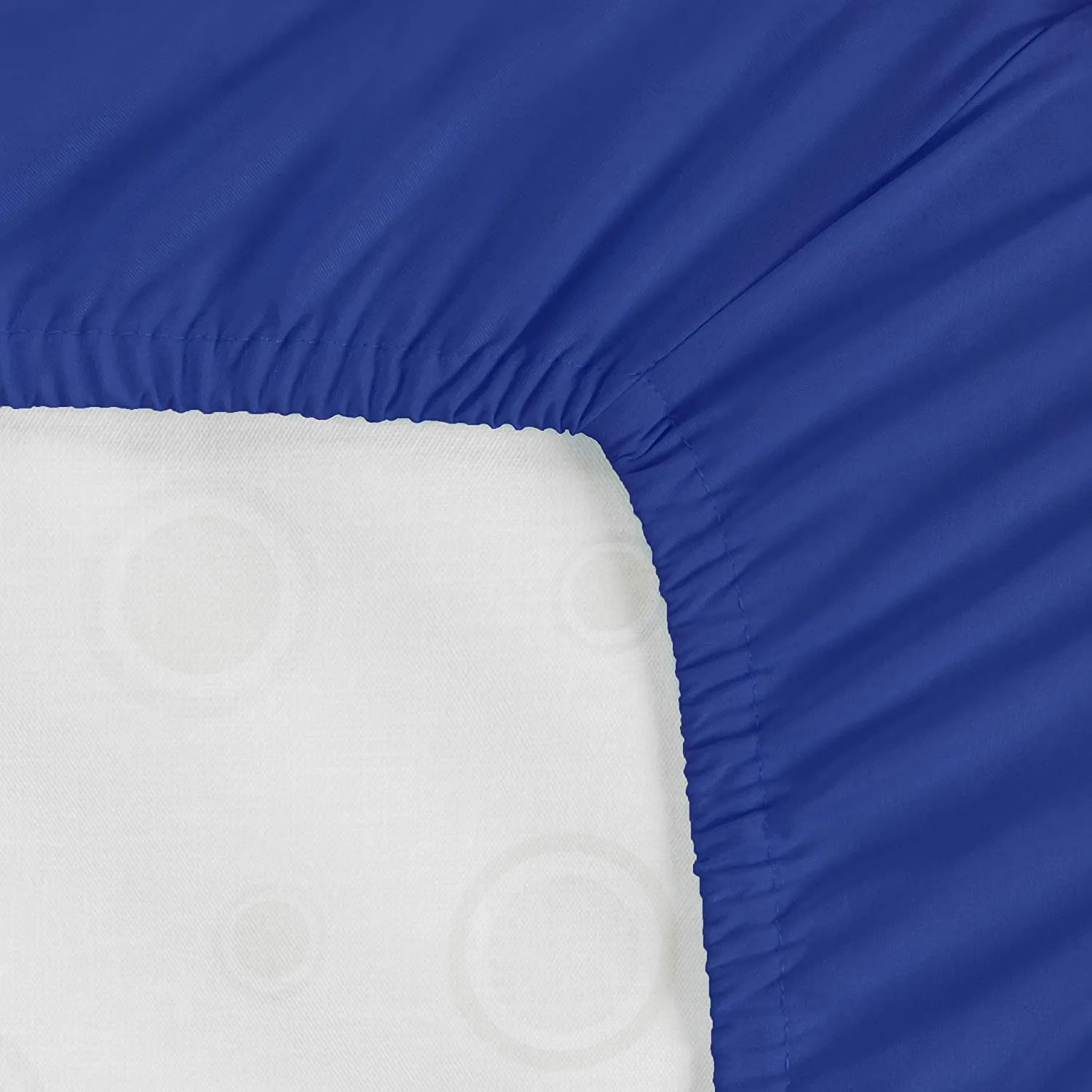 Royal Blue Fitted Crib Sheet