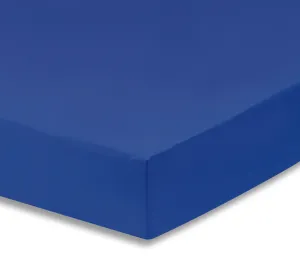 Royal Blue Fitted Crib Sheet