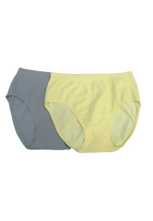 Santimo 2 in 1 Full Panty - Gray/Yellow