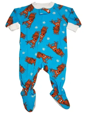 Sara's Prints - Baby Boys Long Sleeve Footed Coverall