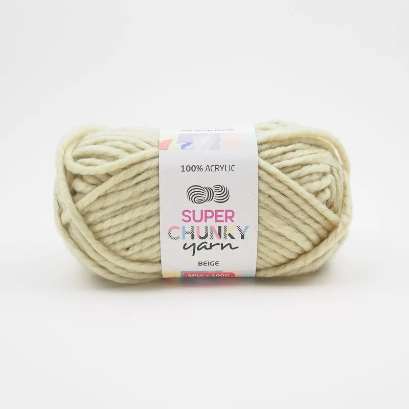 Super Chunky Acrylic Yarn 100g