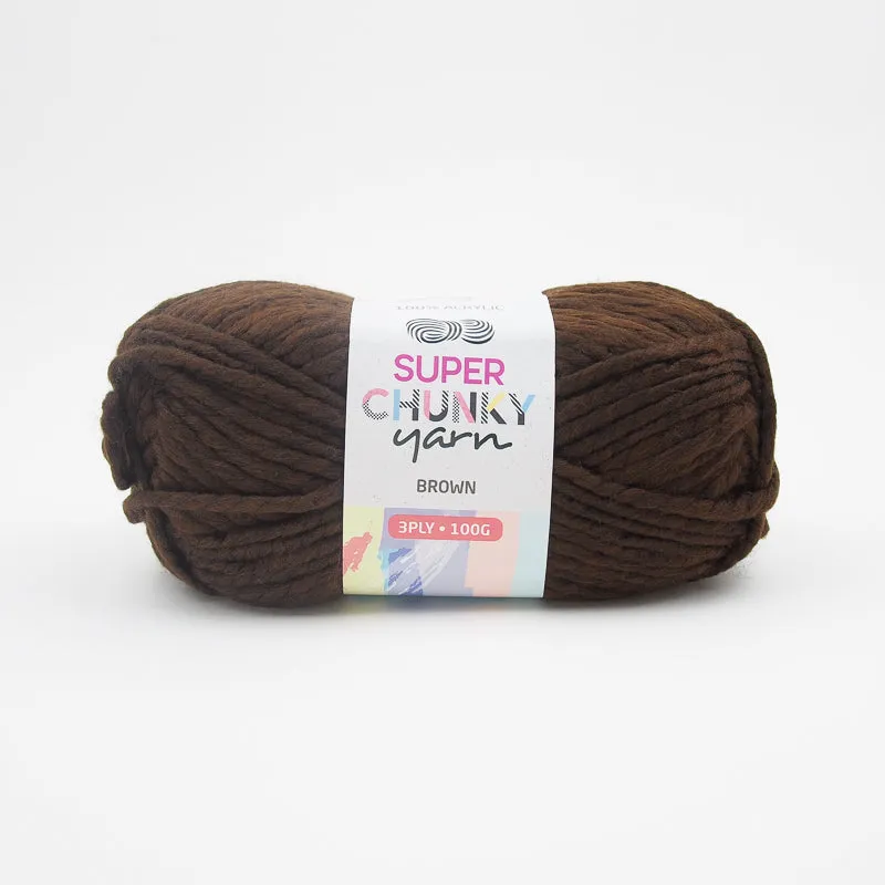 Super Chunky Acrylic Yarn 100g