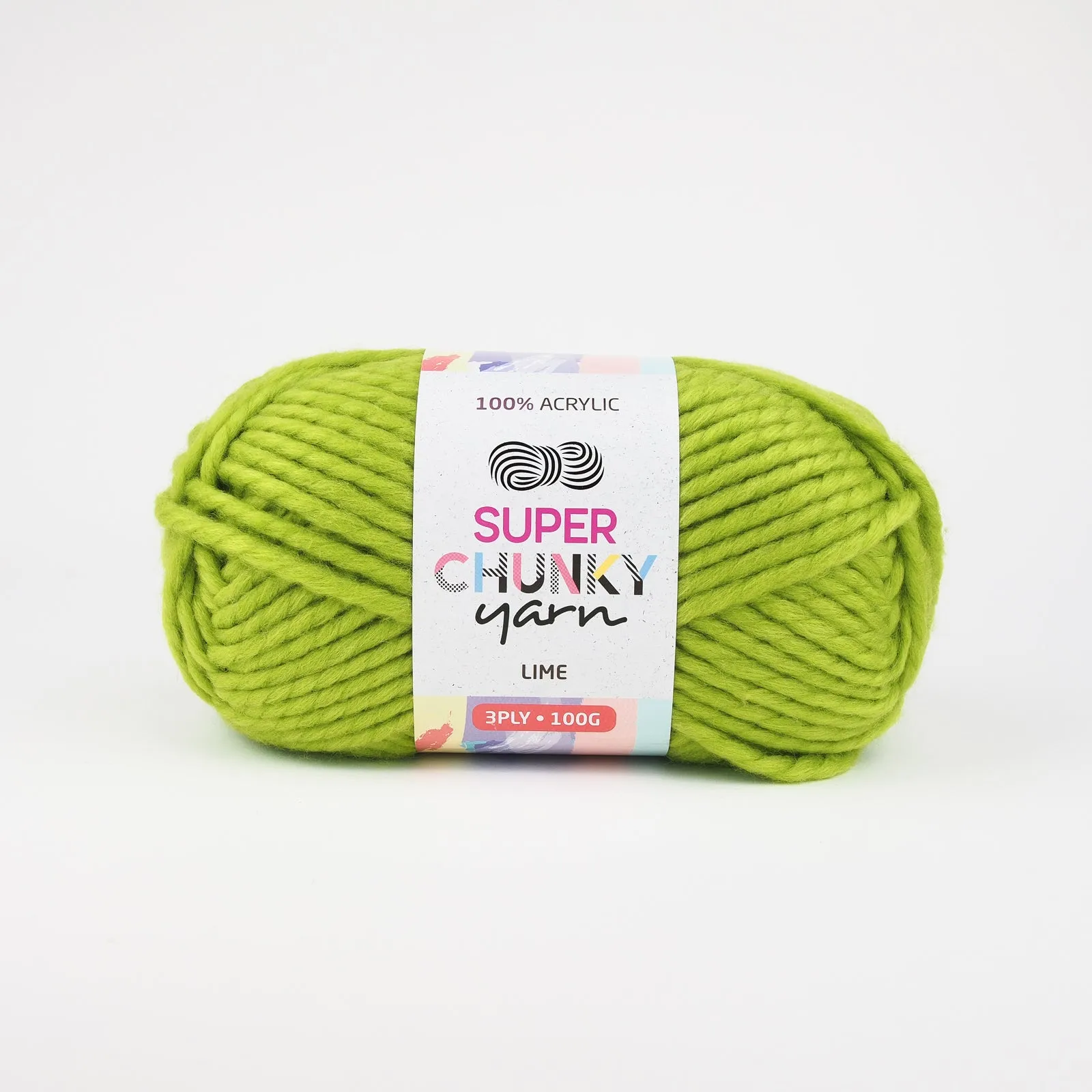 Super Chunky Acrylic Yarn 100g