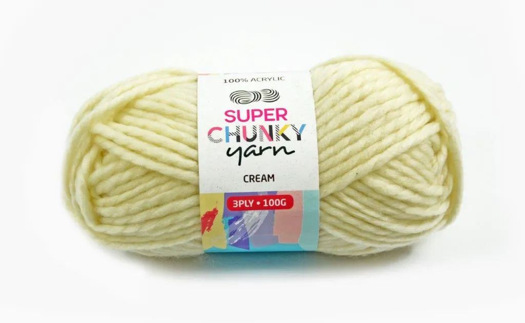 Super Chunky Acrylic Yarn 100g