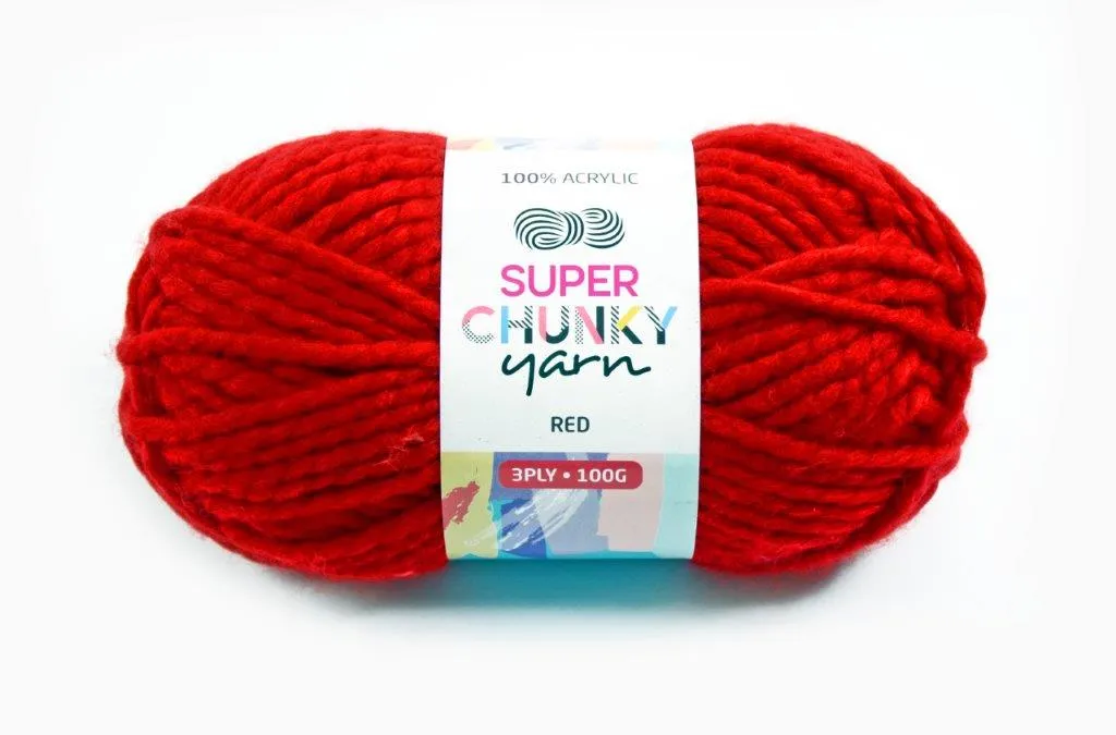 Super Chunky Acrylic Yarn 100g