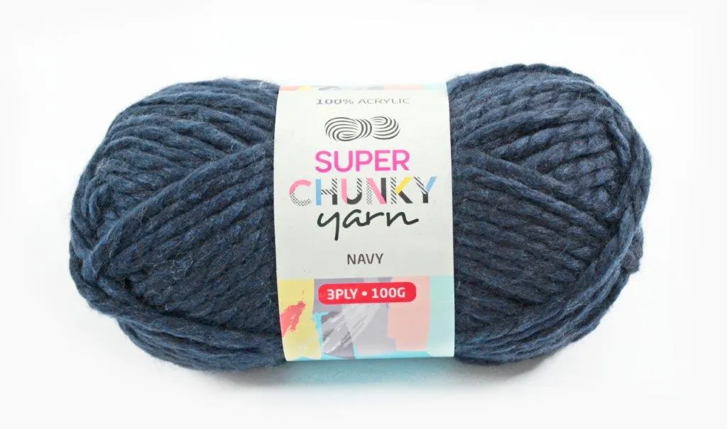 Super Chunky Acrylic Yarn 100g