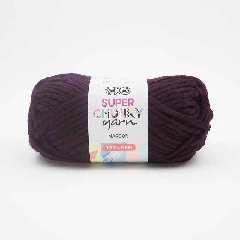 Super Chunky Acrylic Yarn 100g