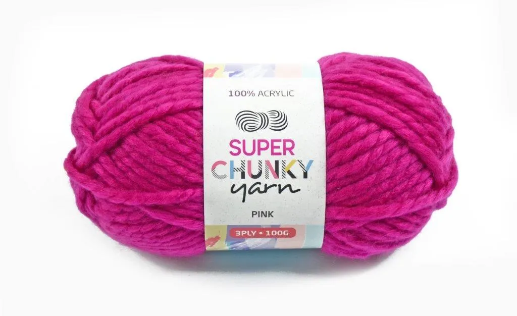 Super Chunky Acrylic Yarn 100g