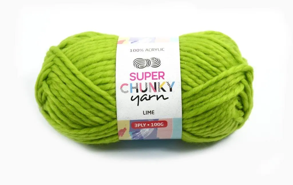 Super Chunky Acrylic Yarn 100g