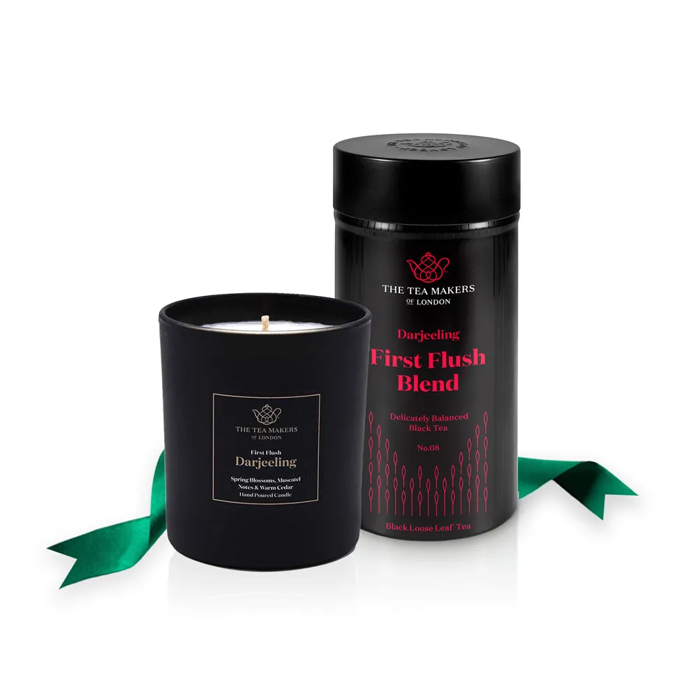 Tea & Candle Gift Set